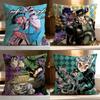 Горячая Наволочка J-JJoJo's Bizarre Adventure Мягкая Стираемая Наволочка Многоцелевая для Дивана Кровати Путешествий Офиса