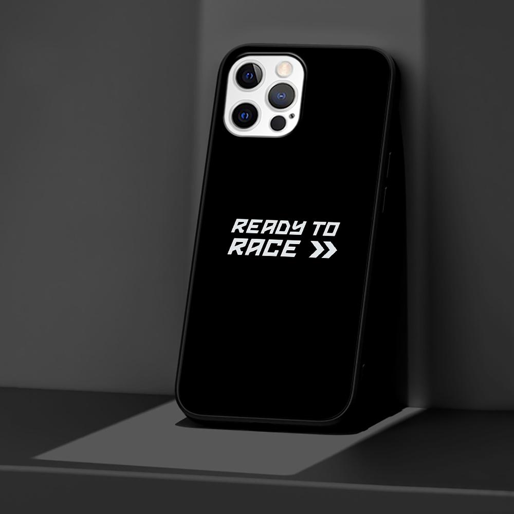 Чехол Ready To Race для iPhone 14 13 11 12 Pro Max XR 7 8 + X 6 6S Plus XS SE 2020 Coque Black Soft Phone Cover Silicone Funda