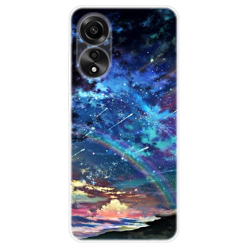 Для OPPO A58 A 58 4G чехол Мягкая силиконовая задняя крышка Мультяшный чехол для телефона Разнообразие