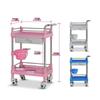 Stainless Steel & ABS Silent Medical Trolley