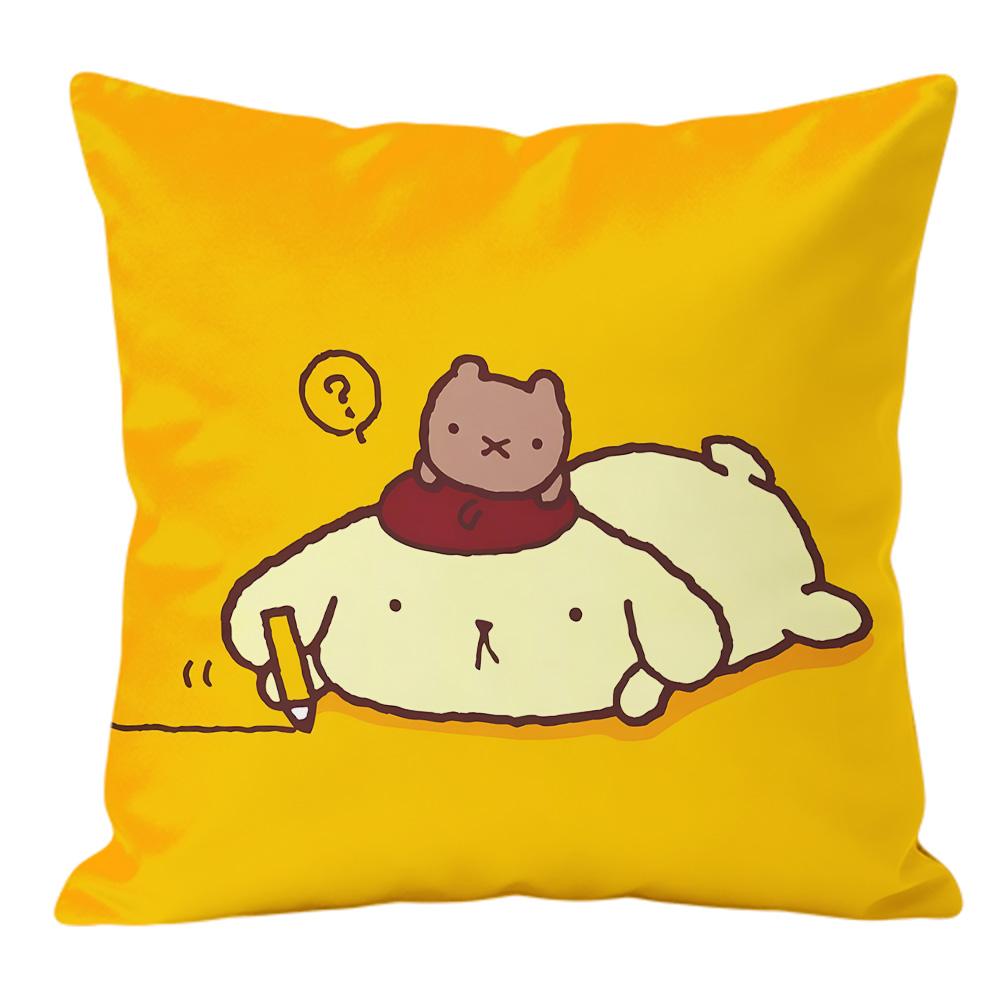 Pom Pom Purin Pillowcase 45x45 Cushion Cover 30x30 Pillow Covers Decorative Sofa Cushions Pillows for Sofa Bedroom Accessories