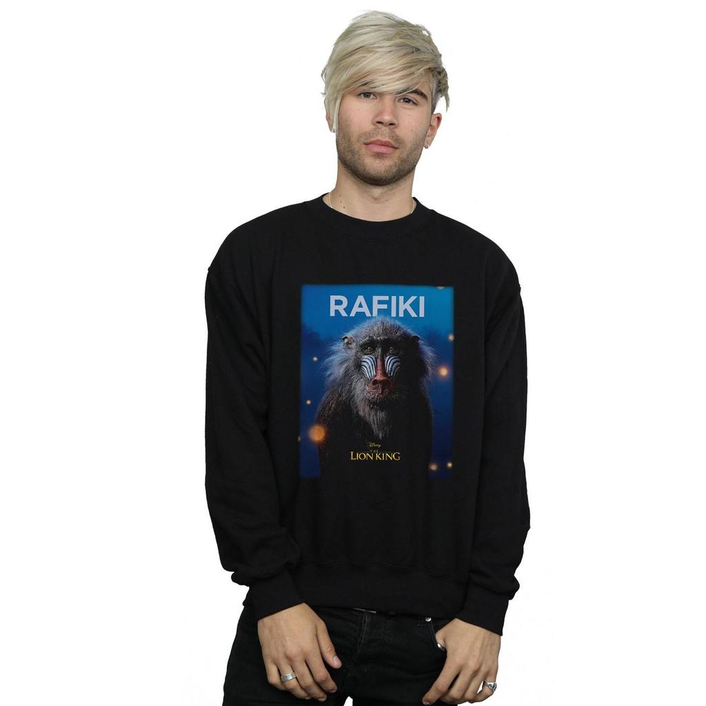Disney Mens The Lion King Movie Rafiki Poster Sweatshirt