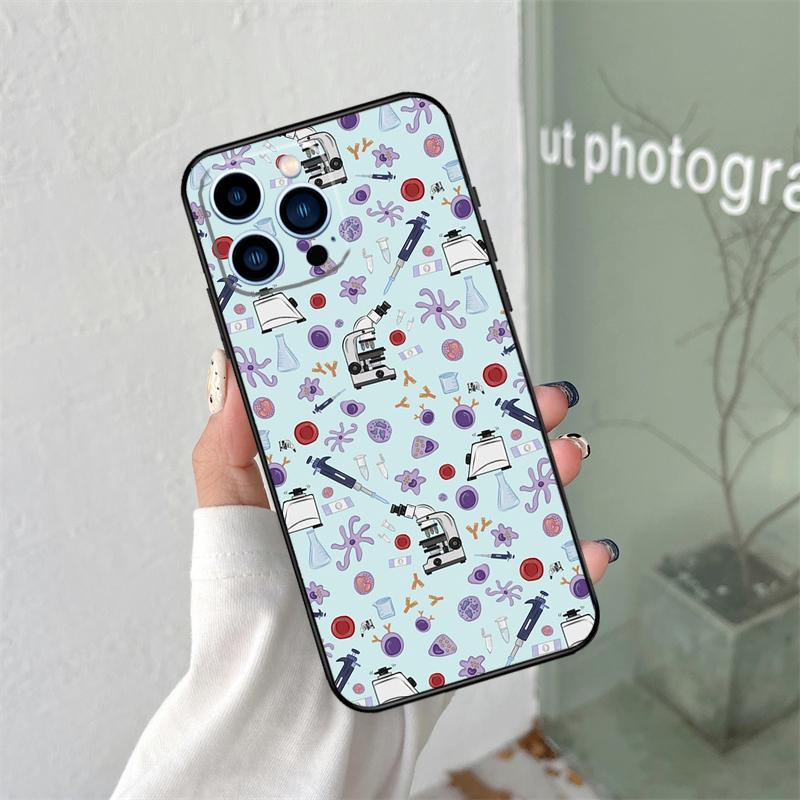 Научная биологическая лаборатория Чехол для iPhone 16 15 12 13 Mini 11 12 13 14 Pro Max X XS Max Plus XR Чехол для телефона