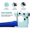 Mini Beginner Sewing Machine 2 Speed Embroidery Stitch Heavy Duty Quilting Easy To Use Portable Sewing Machine For Crafting And Home Projects