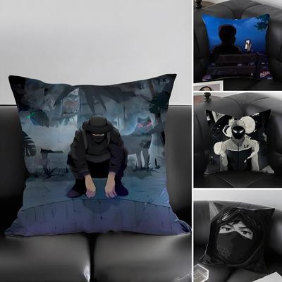 Design BBeny JJr Rapper Cushion Cover Pillowcase Ultra Soft Skin Friendly Fabric Cloud Like Comfort Concealed Zipper