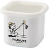 Toyo Enamel PEANUTS Enamel Cube Stocker White S SNJ-2314