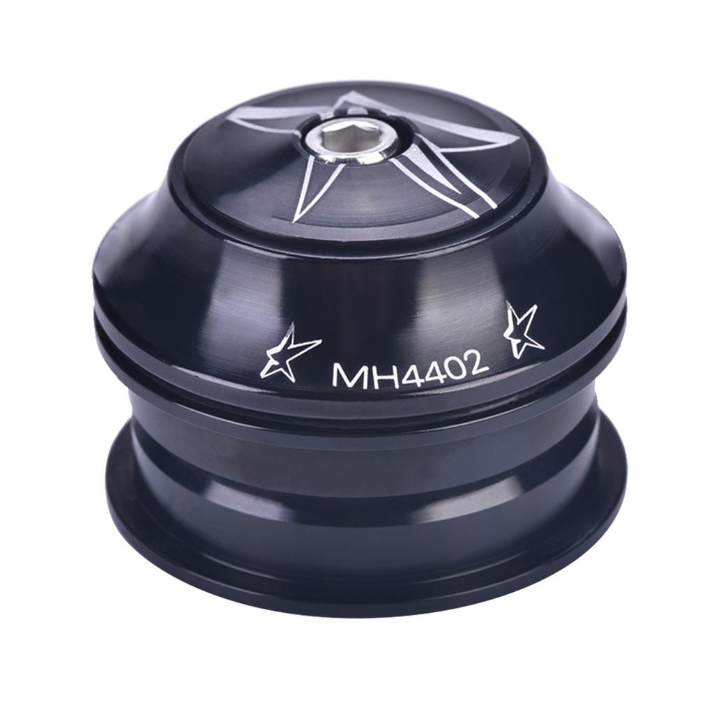 Алюминиевый сплав велосипеда передняя вилка шток рулевая колонка сменные снасти велосипедный аксессуар (черный)