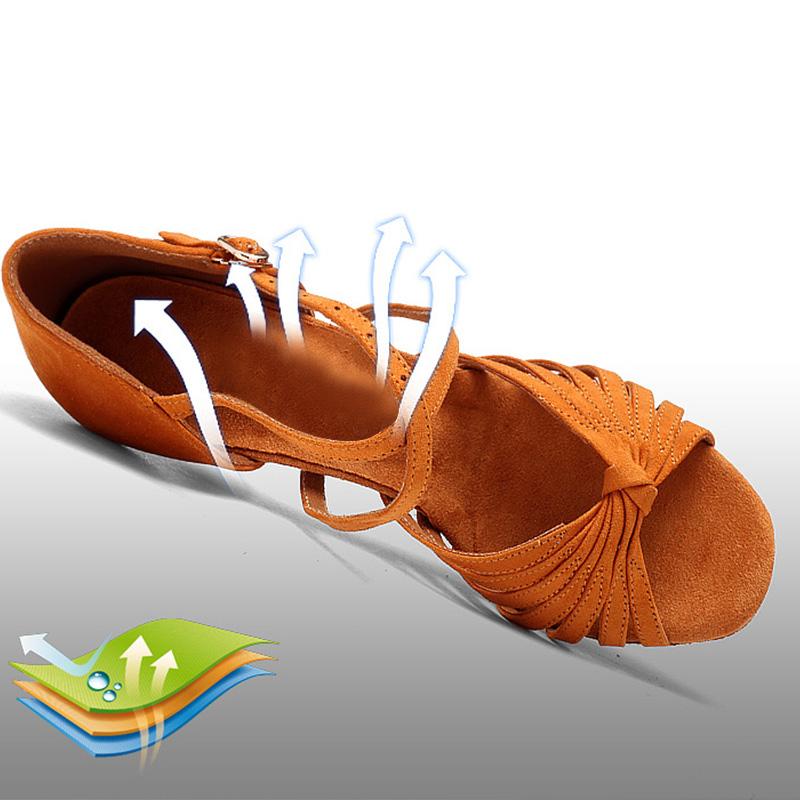 Туфли на высоком каблуке для взрослых женщин для латиноамериканских танцев, профессиональные, из овчины и бархата, современные бальные танцы, танго, сальса