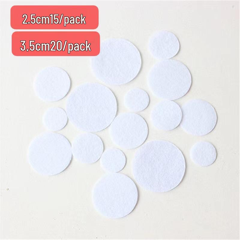 Ready-to-Ship Non-Woven Felt Flower Pads for DIY Jewelry and Headwear