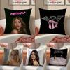 Singer M-Martina Stoessel-MT TINI Music Pillow Case Sofa And Living Room Decorative Cushion Covers Dust-proof And Mite-proof F