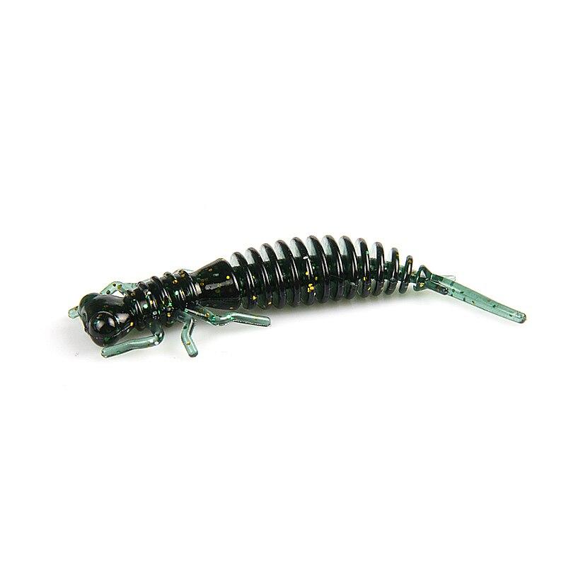 Мягкие приманки Bearking Larva, 85 мм, 4,5 г, 4 шт./пакет, искусственный силиконовый окунь, щука, гольян, приманка для плавания, отсадка, пластиковые приманки, червь