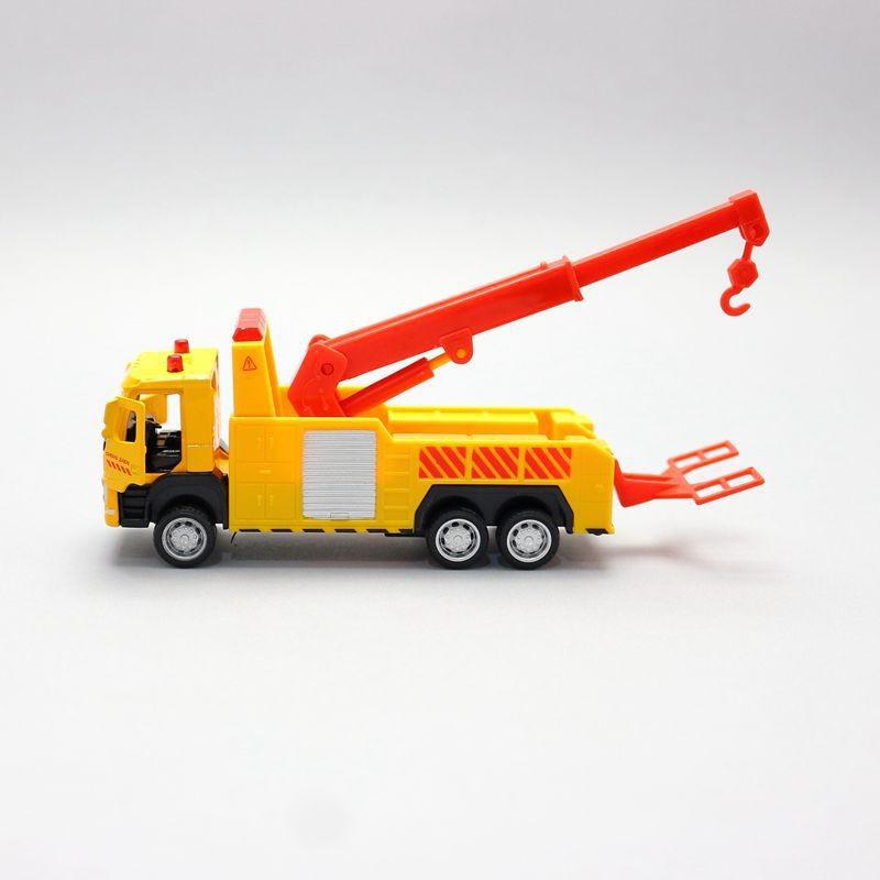 Car Model Alloy Rescue Crane Vehicle With Door Opening Design For Childrens Gift