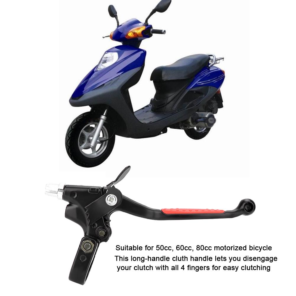 Motorcycle Bike Long Handle Clutch Brake Lever Grip for 50CC 60CC 80CC