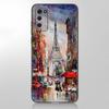 Чехол Love Paris с Эйфелевой башней для Samsung Galaxy A12 A02S A22 A32 A52 A72 A71 A51 A41 A31 A21 A11 A50 A70 A10S A20S, черный чехол