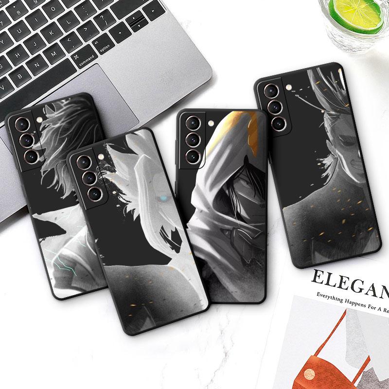 Матовый черный мягкий чехол-сумка для Samsung Galaxy S10e S10 S9 S23 Ultra 5g S8 S7 S20 Fe S21 S22 Plus S9plus My Hero Academia, чехол