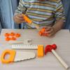 Wooden Handle Wooden Simulation Hammer Plastic Children Hammer Toy Mini Hammer  Kid