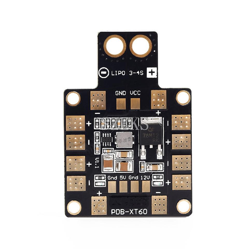 MATEK Mini Power Hub PDB XT60 Power Distribution Board PDB-XT60 with BEC 5V/12V for FPV Drone Quadcopter QAV210 QAV-R QAV-X