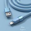 100W Super Fast Charge Data Cable Is Suitable For Apple Huawei Type-C Interface Liquid Silicone Charging Cable