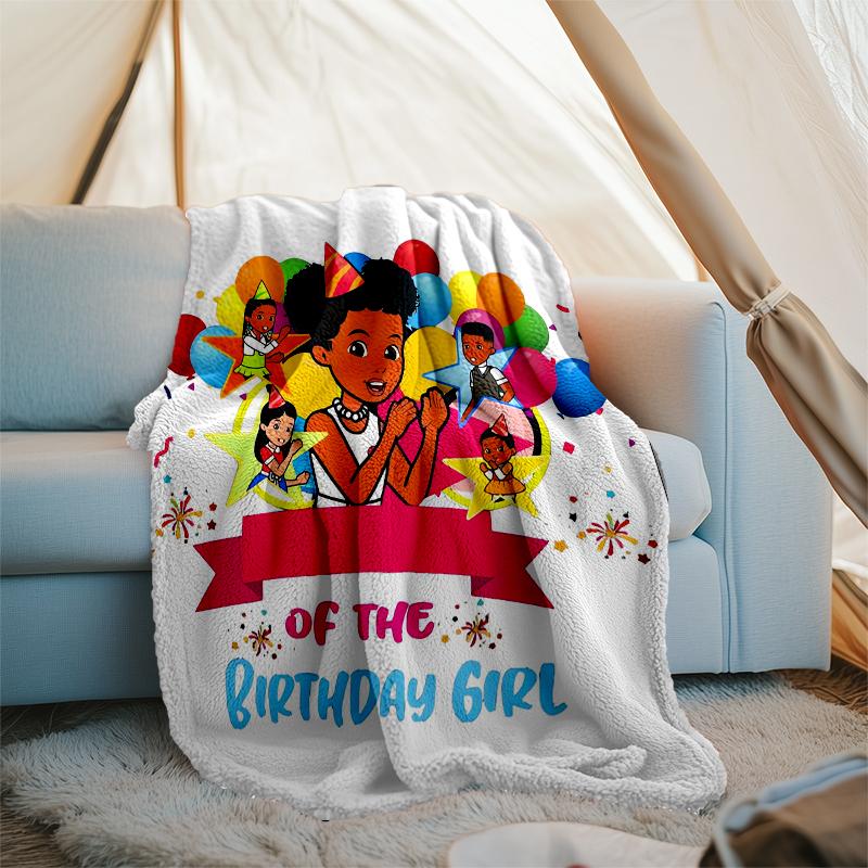 Gracie's Corner Theme Printed Blanket - Perfect for Couch, Bed, Travel & Outdoor Use | Machine Washable, Cozy & Durable.