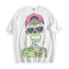 Футболка Zombie Rasta Skull - Яркая уличная одежда, унисекс