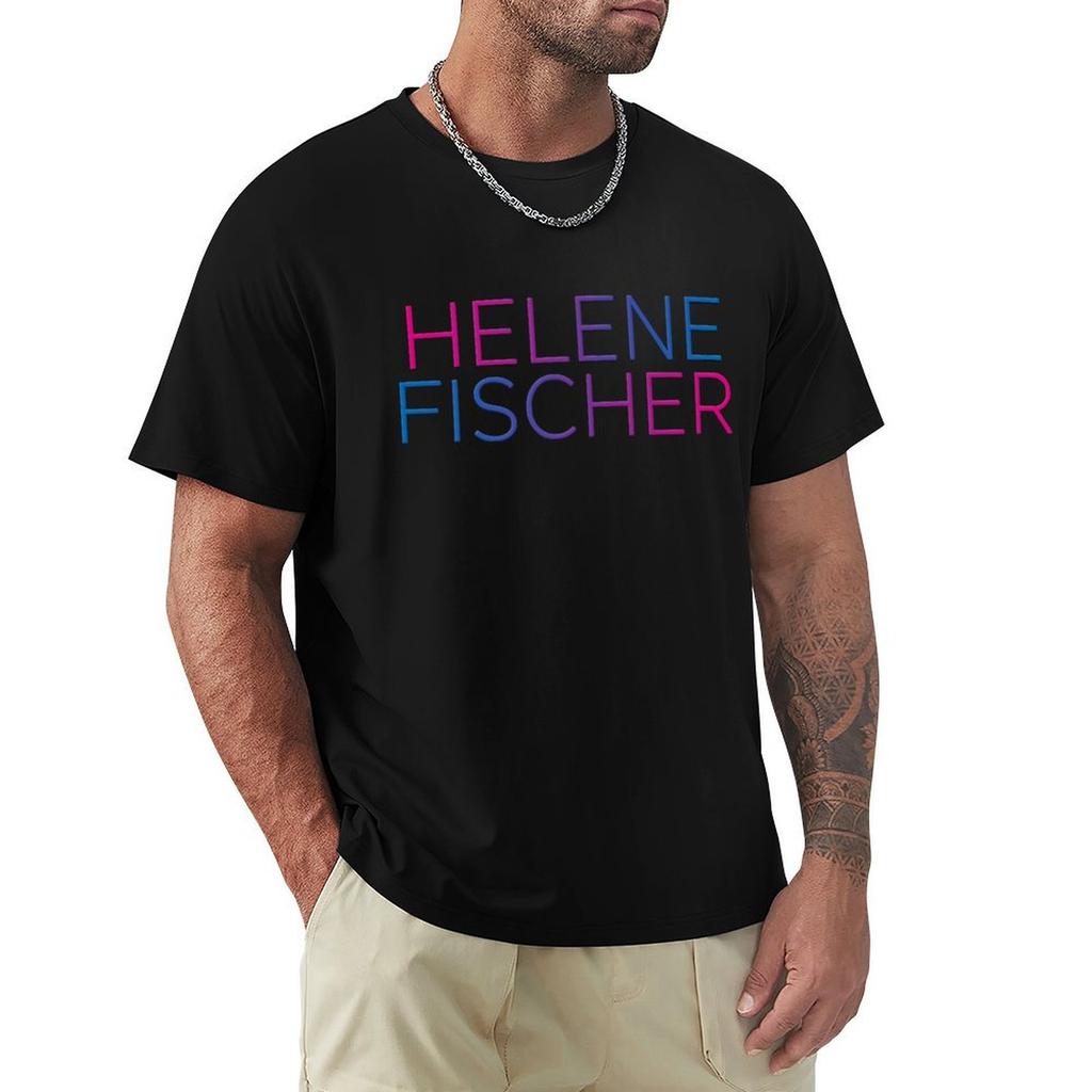 Футболка HELENE FISCHER милые топы базовая футболка футболки для мужчин хлопок