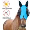 Anti-Fly Mesh Equine Mask Horse Mask Stretch Bug Eye Horse Fly Mask With Covered
