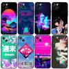 Чехол в стиле аниме Vaporwave Glitch для iPhone 14 15 16 Pro Max 11 12 13 Mini X XR XS Max Plus, задняя крышка телефона