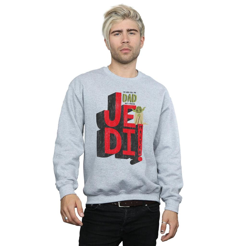 Star Wars Mens Dad Jedi Master Sweatshirt