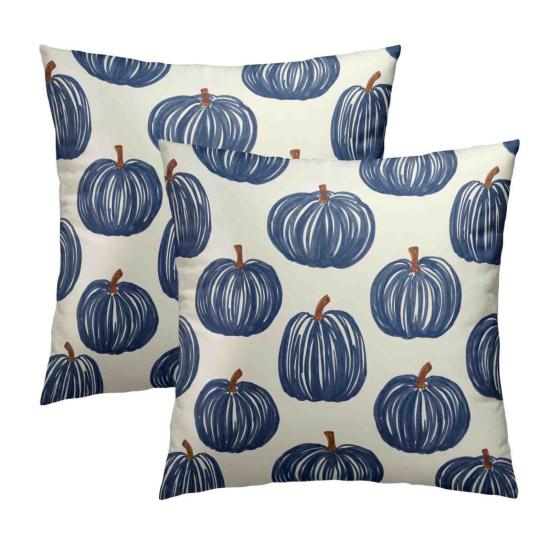 2 шт. Наволочки для подушек с осенним рисунком кленовых листьев, сменного дизайна, наволочка, моющаяся, супермягкая, многоразовая, чехлы для диванных подушек