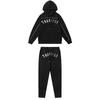 Unisex Oversized Hooded Sweatshirt With Contrast Letter Towel Embroidery Topstitch Detail Fleece-Lined Casual Set