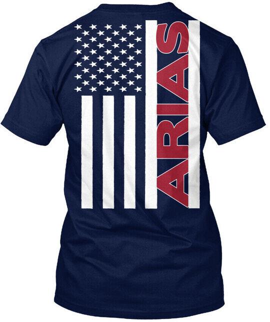 Футболка Arias Flag, произведено в США, размеры от S до 5XL.