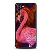 Чехол для телефона Samsung Galaxy S23 S22 Ultra S20 S21 FE 5G S10 S9 Plus S10E S8 Note 20 Силиконовый Черный Розовый Красный Фламинго