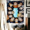 Haikyu!! anime Wall Tapestry Aesthetic Wall Hanging Printed Fabric Blanket Decorative Tapestries for Bedroom Living Room Home Decor