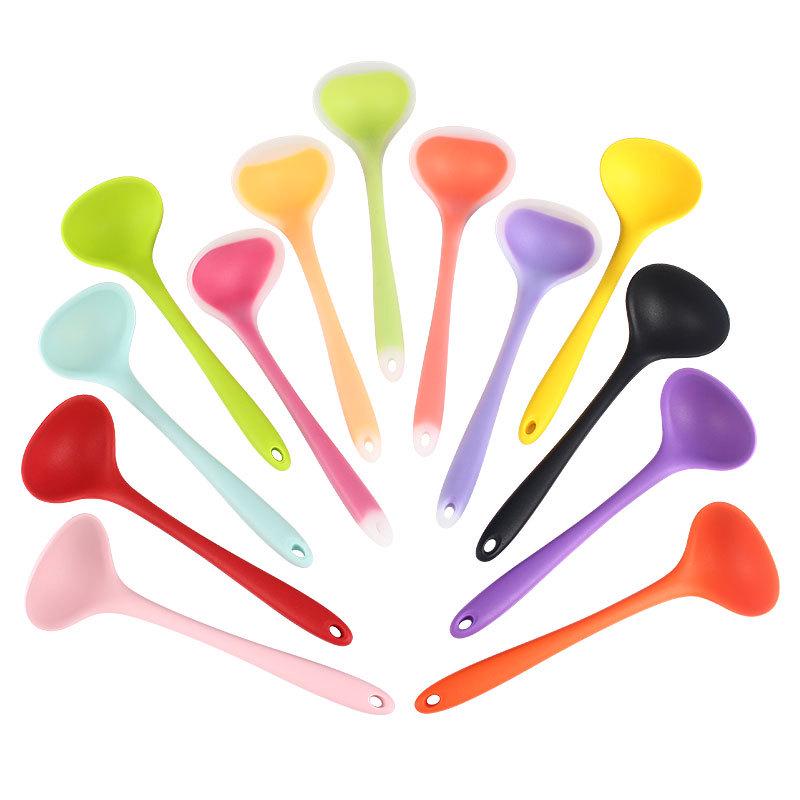 Silicone Non-stick Semi-transparent Baby Food Ladle