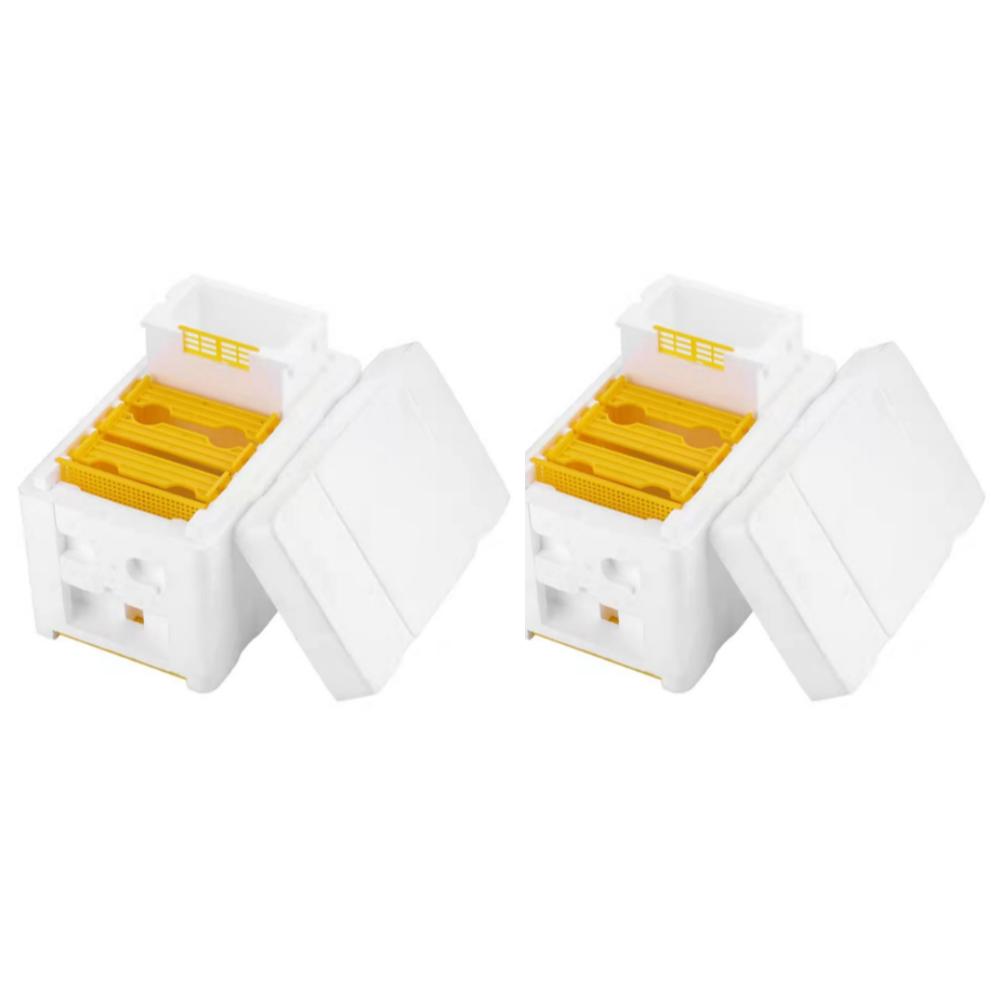 1-2PCS Bees Hive Box Beekeeping Case Beekeeper Supplies Multi-Function Beehive Beekeeping King Box Foam Home Bee Hive Boxes