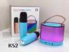 Самый продаваемый портативный уличный Bluetooth-динамик с двумя микрофонами для семейного караоке