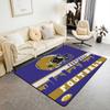 Erosebridal Football City Area Rug 4'11" x 3'3" Football Rug for Boys Girls Brown Red Rugby Game Carpet Football Fans Bedroom Decor Sports B