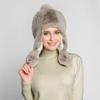 Роскошная женская зимняя шапка из искусственного меха с ушками, теплая и стильная, идеально подходит для холодной погоды, один размер подходит всем
