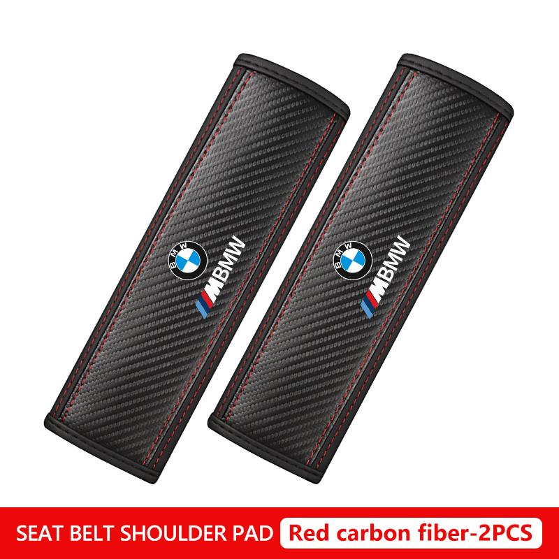 Car Belt Shoulder Protector Pad Interior Decoration Accessories For BMW M Sport M2 M3 M4 M5 M6 E46 E90 E60 F10 F20 E87 X3 X6