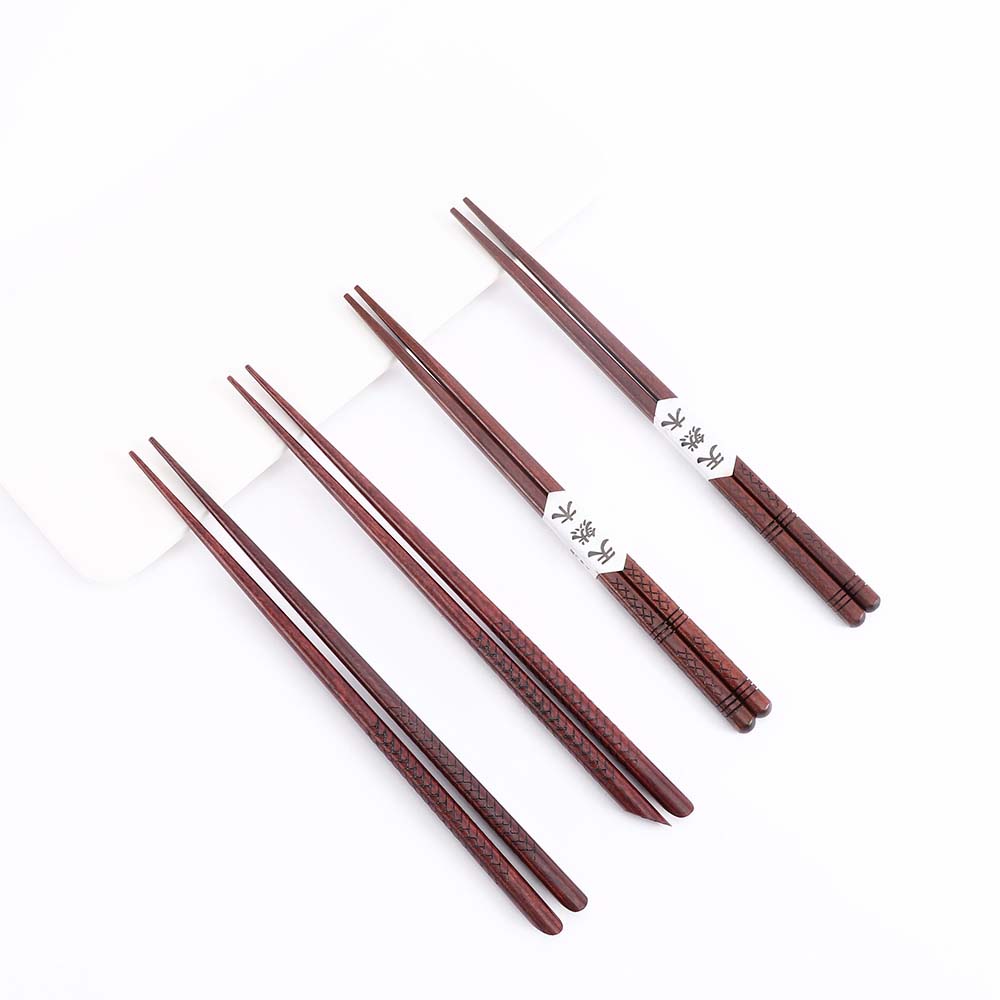 Cooking Restaurant Wood Reusable Home Sushi Chopsticks Tableware Wooden Chopsticks Dinnerware