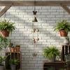 Винтажный Металлический Музыкальный Фонарик-Колокольчик Бабочка 6 Колокольчиков Ретро Дизайн для Дома Уличного Подвесного Декора