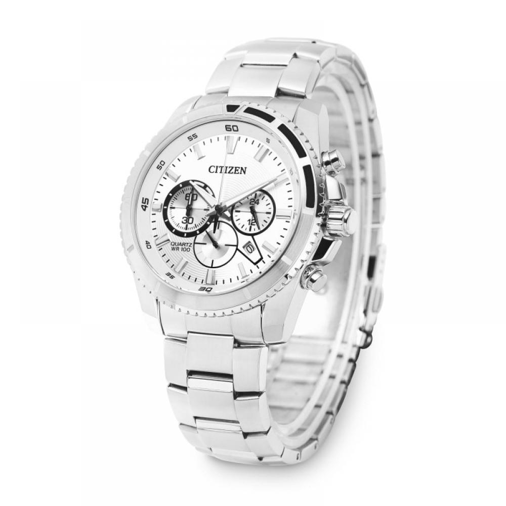 Citizen An8200 50a Хронограф Мужские Металлические Часы