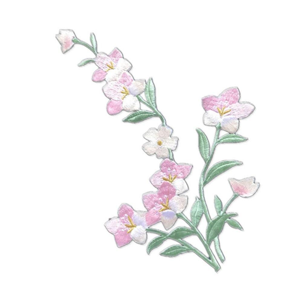 Элегантные Аппликации для Одежды Нашивные Заплатки на Одежду Тканевая Наклейка Вышитые Заплатки с Цветами Шитье