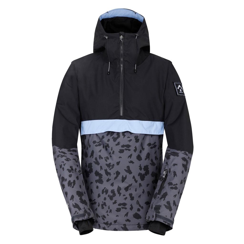 Dare 2B Womens/Ladies Snowburst Leopard Print Overhead Ski Jacket