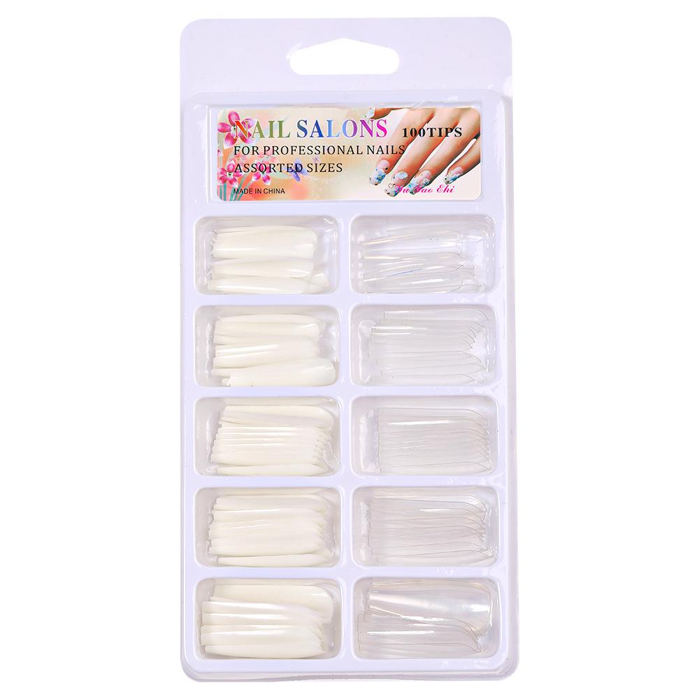 French Nail Tips Natural Full Cover Fake Nail Patches - Hot-selling Nail Art Supplies