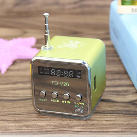 1/2 шт. Мини-динамик с поддержкой Bluetooth, цифровой дисплей, стабильное соединение, водонепроницаемый, перезаряжаемый, FM-радио, музыкальный плеер