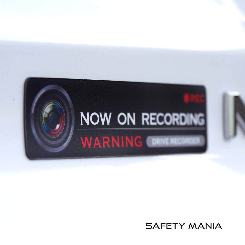 Видеорегистратор, Наклейка «Ведется запись», Водонепроницаемый, Стильный, Предотвращает преследование