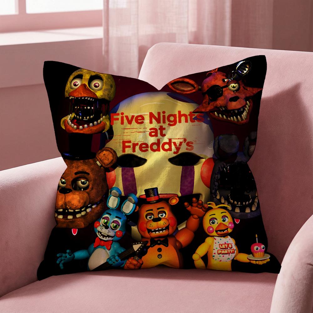F-Five Nights at Freddy's ИГРОВАЯ Наволочка Мульти-Сценарная Наволочка для Дома и Автомобиля - Двусторонняя, Мягкая и Прочная для Ежедневного Использования