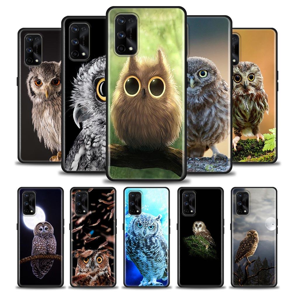 Милый Детеныш Совы Животное Для Чехла Realme 10 Чехол Realme 6 7 8 9 10 11 Pro Plus 8i C20 C21 C21Y C33 C35 C53 C55 Мягкие Силиконовые Чехлы
