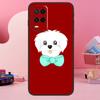 Cartoon Maltese Dog Case For Oppo A5 Pro A15 A17 A57 A77 A18 A38 A58 A78 A98 A94 A74 A54 A16 A76 A96 A40 A60 A80